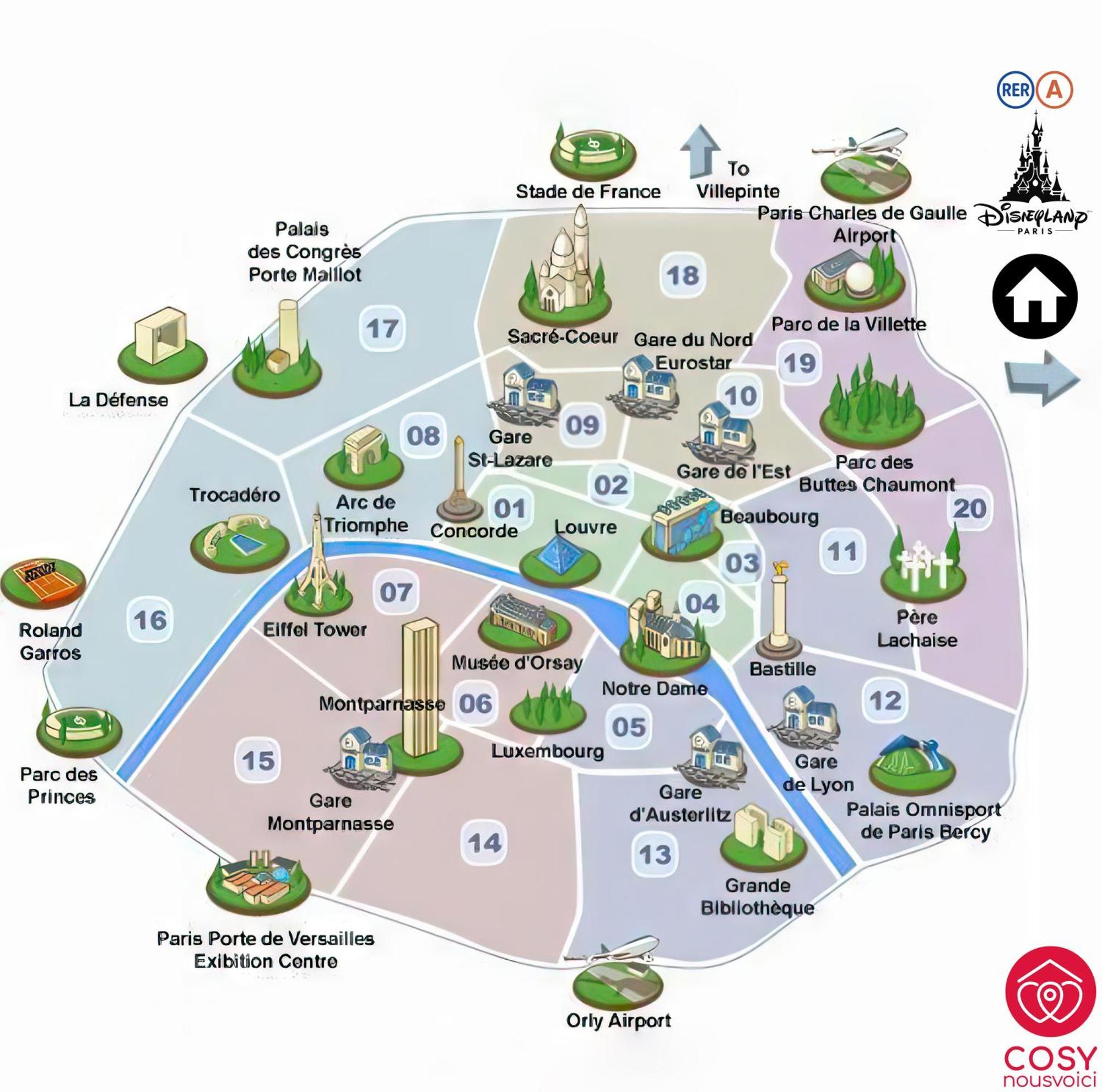 Appartement Cosy Aux Portes De Disney - 7 Pers เชสซี ภายนอก รูปภาพ